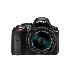 Nikon デジタル一眼レフカメラ D5300 AF-P 18-55 VR レンズキット ブラック(中古品)