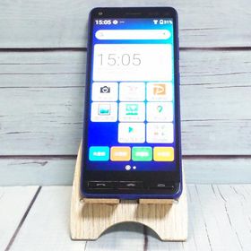 Y!mobile 京セラ かんたんスマホ2+ A201KC ブルー 本体 白ロム SIMロック解除済み SIMフリー B072727