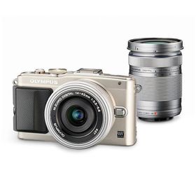 中古 1年保証 美品 OLYMPUS PEN Lite E-PL6 EZダブルズームキット シルバー