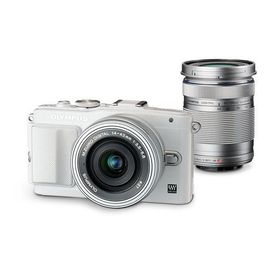 中古 1年保証 美品 OLYMPUS PEN Lite E-PL6 EZダブルズームキット ホワイト