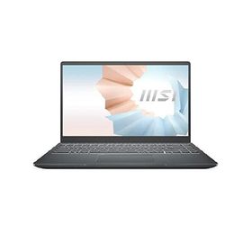 MSI Modern 14 14" Ultra Thin and Light Professional Laptop Intel Core i7-1195G7 Iris Xe 8GB 512GB NVMe SSD Win11 - Gray (B11MOU-1025)