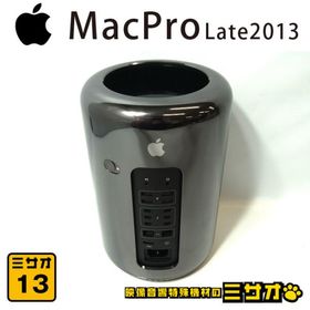 ★Mac Pro Late 2013・3.7GHz 4コア XeonE5/メモリ 32GB/SSD 256GB/FirePro D300/macOS Monterey 12.7/A1481［13］