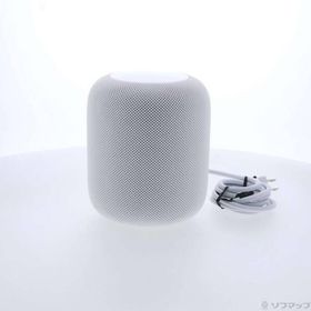 〔中古〕Apple(アップル) HomePod 第1世代 MQHV2J／A ホワイト〔377-ud〕
