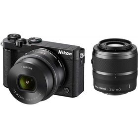 Nikon J5 ダブルズームキット ブラック 良品 動作確認済み 1ヶ月保証付 小型軽量 ミラーレス
