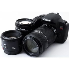 キヤノン デジタル一眼 CANON EOS Kiss X9i トリプルレンズ 中古 Wi-Fi ＆ Bluetooth搭載 新品SDカード付き 届いてすぐに使える スマホに送れる 長期保証