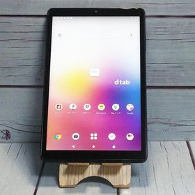 docomo dtab Compact d-42A ネイビー 本体 白ロム [訳あり] D640243