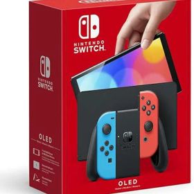 【中古】 任天堂 Nintendo Switch 有機ELモデル Joy-Con(L) ネオンブルー/(R) ネオンレッド ニンテンドー スイッチ 保存メモリ64GB付属 OLED