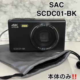 SAC 4Kコンパクトデジタルカメラ SCDC01−BK 本体のみ‼️