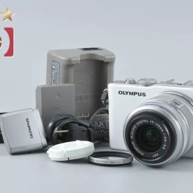 【中古】OLYMPUS オリンパス PEN Lite E-PL3 レンズキット ホワイト