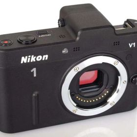 【中古】Nikon ミラーレス一眼カメラ Nikon 1 ブラック (ニコンワン) V1 (ブイワン) ボディ ブラック N1 V1 BK カメラ 中古 人気 おすすめ 高画質