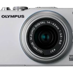 【中古】OLYMPUS ミラーレス一眼 PEN Lite E-PL3 レンズキット ホワイト E-PL3 LKIT WHT