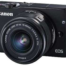 【中古】Canon ミラーレス一眼カメラ EOS M10 レンズキット(ブラック) EF-M15-45mm F3.5-6.3 IS STM 付属 EOSM10BK-1545ISSTMLK