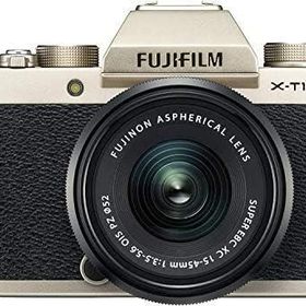 【中古】 富士フイルム FUJIFILM ミラーレス一眼 X-T100レンズキット シャンパンゴールド X-T100LK-G 当店保証30日間 人気 ミラーレス一眼 ミラーレス デジタルカメラ 中古