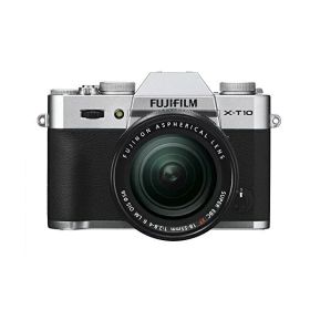 【中古】【1年保証】【美品】FUJIFILM X-T10 18-55mm レンズキット シルバー