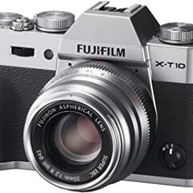 【中古】【39shop】FUJIFILM★ミラーレス一眼 X-T10 レンズキット シルバー X-T10LK35F2-S（良い）