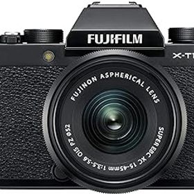 【中古】［非常に良い］富士フイルム(FUJIFILM) ミラーレス一眼 X-T100レンズキット ブラック X-T100LK-B