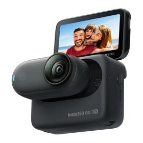 Insta360 GO3S 本体 ブラック 64GB 4K ハンズフリー 360度アクションカメラ