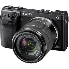 【中古】【39shop】SONY★ミラーレス一眼カメラ α NEX-7 ズームレンズキット ブラック NEX-7K（良い）
