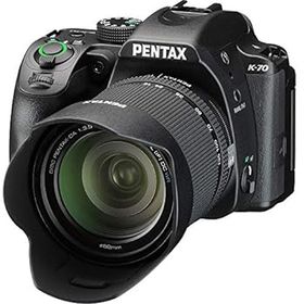 【中古】［非常に良い］PENTAX K-70 18-135mmWRレンズキット ブラック APS-Cデジタル一眼レフカメラ 【視野率100%光学ファインダー】【超高感度・高解像 2424万画素】【