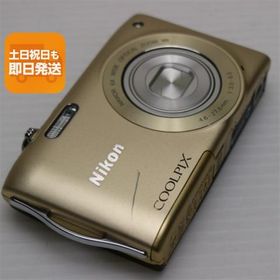 美品 COOLPIX S3300 スイートゴールド 即日発送 デジカメ Nikon デジタルカメラ 本体 あすつく 土日祝発送OK