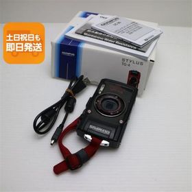 良品中古 TG-4 ブラック 即日発送 コンデジ OPLYMPUS 本体 あすつく 土日祝発送OK