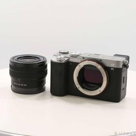 〔中古〕SONY(ソニー) α7C ズームレンズキット シルバー ILCE-7CL S〔262-ud〕