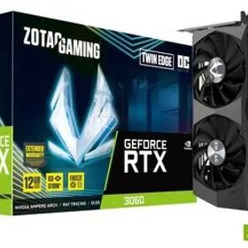 ZOTAC GAMING GeForce RTX 3060 Twin Edge OC (ZT-A30600H-10M) RTX3060/12GB(GDDR6)/PCI-E