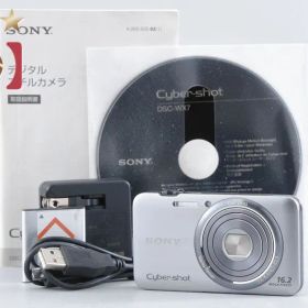 【中古】SONY ソニー Cyber-shot DSC-WX7 シルバー デジタルスチルカメラ