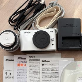 Nikon 1 J1 標準ズームレンズキット ホワイト 元箱 付属品完備