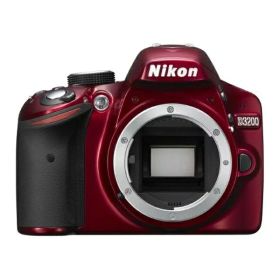 【中古】【1年保証】【美品】Nikon D3200 ボディ レッド