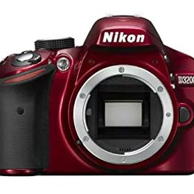 【中古】(非常に良い)Nikon デジタル一眼レフカメラ D3200 ボディー レッド D3200RD