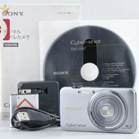 【中古】SONY ソニー Cyber-shot DSC-WX7 シルバー デジタルスチルカメラ