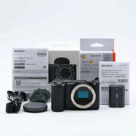 SONY VLOGCAM ZV-E10 II ボディ ZV-E10M2 B ブラック｜APS-C ミラーレス一眼｜Vlog／動画撮影向け ソニー【中古】