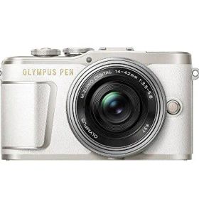 【中古】「非常に良い（無料延長保証）」OLYMPUS ミラーレス一眼カメラ PEN E-PL9 レンズキット ホワイト