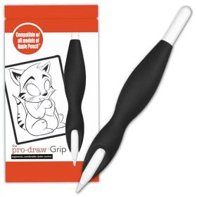 Pro-Draw The Grip Apple Pencil Pro、第1/第2世代Apple Pencil、USB-Cモデル用 // より快適。より良いコントロール。