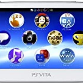【中古】PlayStation Vita (プレイステーション ヴィータ) Wi‐Fiモデル クリスタル・ホワイト (PCH-1000 ZA02)（メーカー生産終了）
