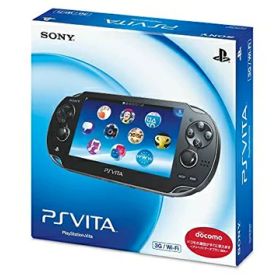 【中古】 PlayStation Vita (プレイステーション ヴィータ) 3G/Wi-Fiモデル クリスタル・ブラック 限定版 (PCH-1100AB01)