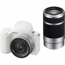 ソニー デジタルカメラ「VLOGCAM ZV-E10 II」ダブルズームレンズキット（ホワイト） ZV-E10M2X-W SONY