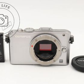 値下げ◆ｼｬｯﾀｰ回数182回☆OLYMPUS オリンパス E-PL3 シルバー ミラーレスカメラ 美品 ###o17821