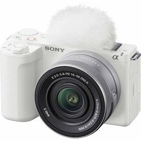 ソニー デジタルカメラ「VLOGCAM ZV-E10 II」パワーズームレンズキット(ホワイト) SONY ZV-E10M2K-W 返品種別A