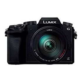 【中古】パナソニック ミラーレス一眼カメラ ルミックス G7 レンズキット 高倍率ズームレンズ付属 1600万画素 ブラック DMC-G7H-K