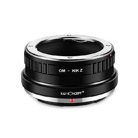 【平行輸入品】K＆F Concept Lens Mount Adapter for Olympus OM Mount Lens Compatible with Nikon Z6 Z7 Camera
