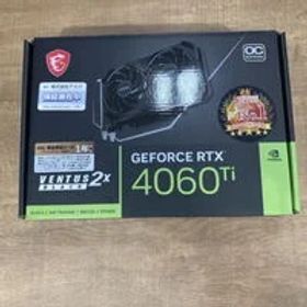 中古 MSI GeForce RTX 4060 Ti VENTUS 2X BLACK 8G OC (RTX4060Ti 8GB) 158559 状態： C:並品