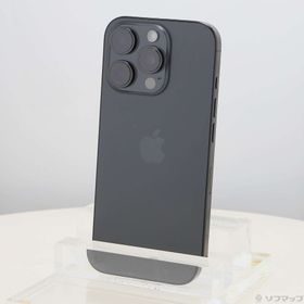 (中古)Apple iPhone16 Pro 512GB ブラックチタニウム MYN43J/A SIMフリー(269-ud)