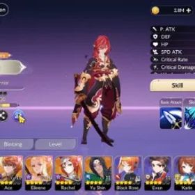 Seven Knights Re:BIRTH [Re:BIRTH] Global |5 Legendary|4 Special (Teo, Eileene, YuShin, Ace, Rachel, etc ) |280 Ruby|LogNetmarble| Check SS (SKR842)