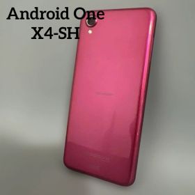 SHARP Android One X4-SH スマートフォン 本体 ピンク