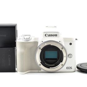 Canon EOS Kiss M ミラーレス一眼カメラ ホワイト 本体