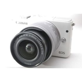 【中古】【1ヶ月保証】 キヤノン Canon ミラーレス一眼 EOS M10 レンズキット ホワイト