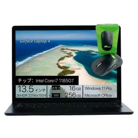 整備済み品 Microsoft Surface Laptop 4 i7-11th メモリ16GB SSD256GB 13.5型 2K Win11 Office搭載