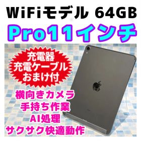 WiFi iPad Pro 11インチ 本体 64GB スペースグレイ 1523